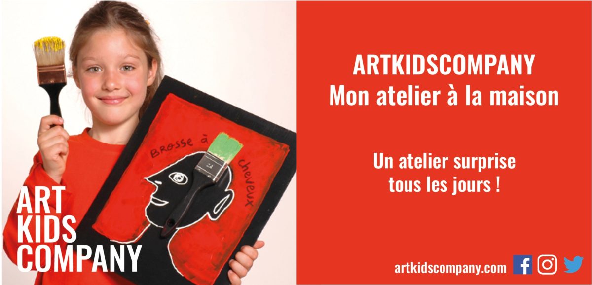 Art Kids Company lance Mon Atelier à la Maison pendant le confinement