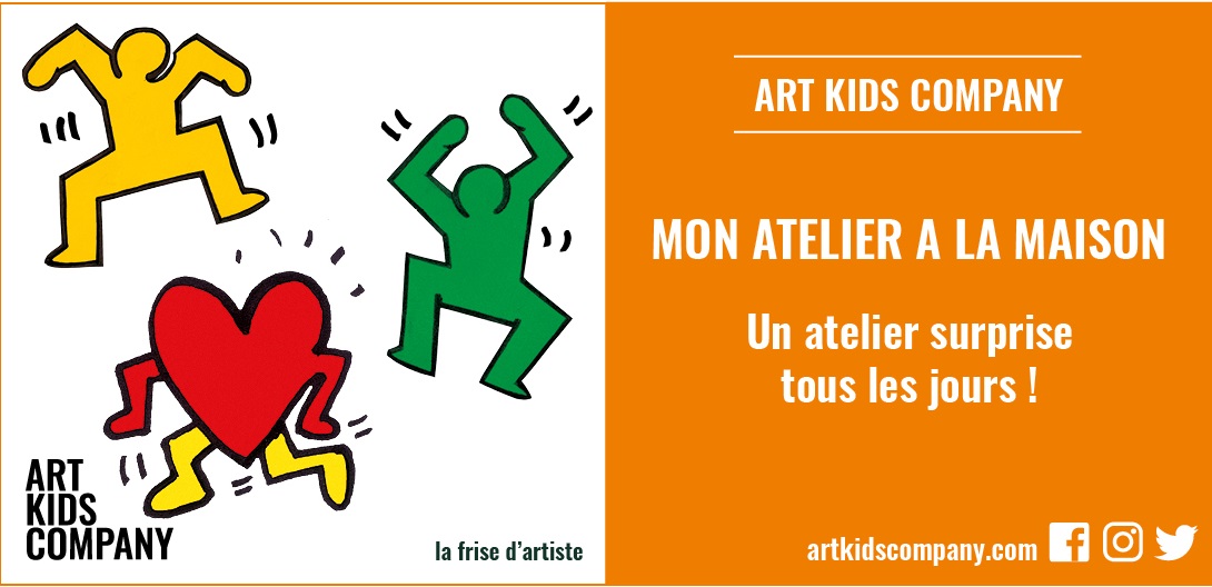 Annonce atelier Keith Haring par Art Kids Company