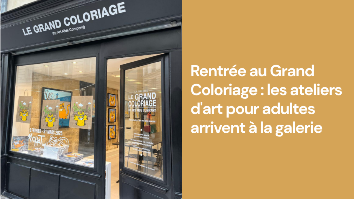 Atelier d'art adultes galerie Paris